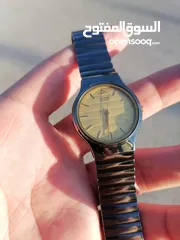  1 #CITIZEN MADE IN JAPAN  سيتيزن كوارتز ياباني اصلي حجم 33.5 رجالي ستاتي...كستك كبير موديل جمي