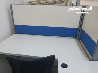  1 مكتب  موظفين رباعي للبيع