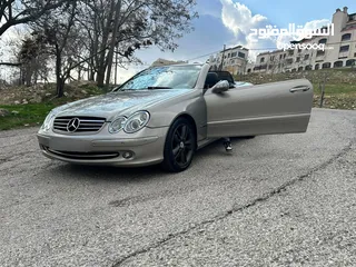 4 Mercedes Benz clk200 بحالة ممتازة2004 W209 avengard comfortable كشف