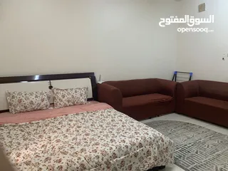  6 للايجار بعجمان استوديو مفروش قريب من جسر غلفا وشارع خليفه