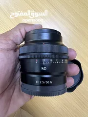  1 عدسة سوني 50mm 2.5 sony lens + sigma lens 16-28mm 2.8