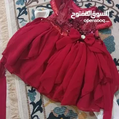  4 فساتين بيبي ستة أشهر لسنه