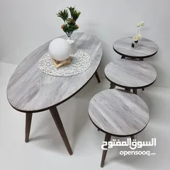  23 طاولات وسط نظام تركي  4 قطع     العرض لفتره محدوده سارع بالطلب