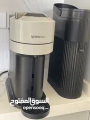  1 مكينة قهوة نوع nespresso vertuo جديدة مع هدية علبة تخزين قهوة من nespresso
