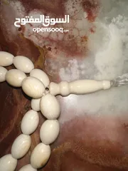  3 مسبحة عاج اصلية  من أنغولا يرجى قراءة الوصف