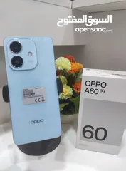  1 جهاز جديد بالكرتونة oppo A60 5G رام 12 جيجا 128 مكفول سنة متوفر توصيل