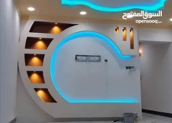  29 كهرباء وأحدث الديكورات المنزليه حبس بورد وتركيب بدل الخشب والرخام