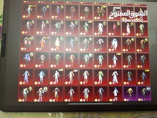  2 حساب ببجي للبيع وملاحظه بدلات اكس لسه ما ارفقتها بالصور يعني الحساب فل