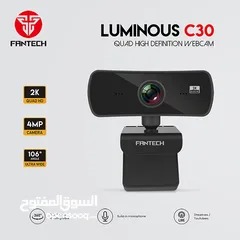  11 Fantech Luminous C30 2K Webcam كاميرا فانتيك لومينوس جديدة