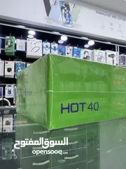  6 Infinix Hot 40 (256 GB / 8+8 GB RAM )  انفنكس هوت 40 جديد مسكر بالكرتونة  كفالة الوكيل سنة كاملة