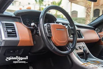  23 Range Rover Sport Supercharge 2014  السيارة وارد الشركة