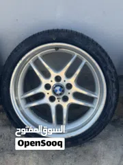  2 رنقات bmw هايلاين مع اطارات جديده