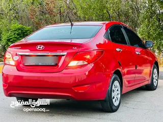  7 هيونداي اكسنت موديل 2017 لون خمري