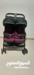  4 عرباية أطفال Twin stroller