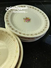  4 صحون مطلي ذهب عيار22 للبيع بسعر مغري كاملات ب15