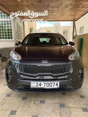  1 كيا سبورتاج( gdi 1600cc) 2017 بحالة الوكالة 14800 دينار مع الرقم