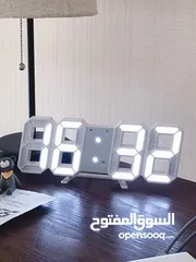  1 LED digital clock with USB charging port