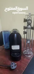  1 مكينة تحضير القهوه نسبرسو كبسولات