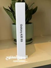  4 Samsung A35 128g جديد مسكر