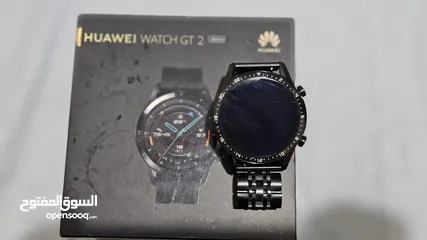  1 Huawei Watch GT 2 46mm Matt Black Metal Strap