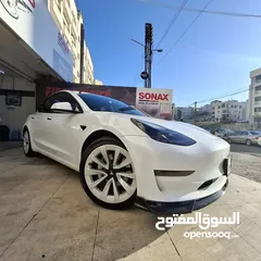  1 2022 Tesla model 3 long range  21200 JD