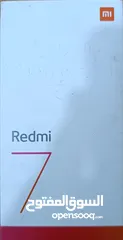  3 شاومي ريدمي 7 استعمال قليل بحالة ممتازة بالكرتونة والجراب والكتالوج والشاحن والوصلة  اللون ازرق×كحلي