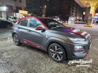  12 هيونداي كونا ايرون مان 2019 فل الفل  رمادي مطفي  20 ألف كم  - فحص ممتاز