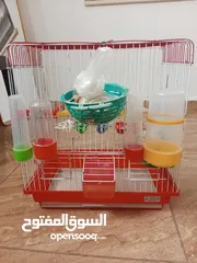  1 قفص مع اغراض كثير اقرأ الوصف
