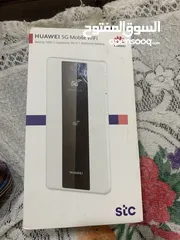  1 Huawei5G mobille wifi (Used without  بس شركة stc يشتغلهshipping