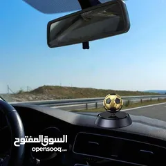  3 معطر سيارة بالطاقة الشمسية على شكل كرة سلة أضف لمسة فخامة وسيطرة على رائحة سيارتك يعمل بالضوء