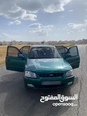  13 هيونداي اكسنت موديل 2000 قصه (الفيرنا) جير عادي للبيع كاش فقط