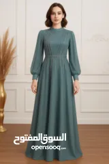 7 فساتين للمناسبات للمحجبات يوجد الوان وعدة مقاسات