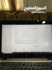  4 لابتوب HP شاشة لمس  i5  RAM 8GB  بحالة ممتازة