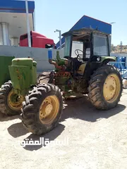  1 تراكتور جون دير(john deere 4650) 6 سلندر قدرة 185 حصان