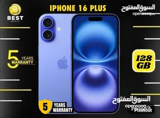  1 عرض حصري الأن ايفون 16 بلس بسعر مميز /// iPhone 16 plus 128G new