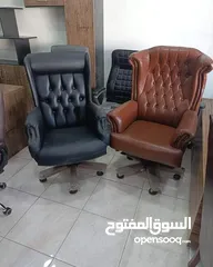  2 للبيع كرسي مدير ضخم للاوزان الثقيلة بالإضافة لاطقم كنب  بعدة الوان
