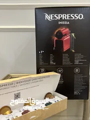 7 مكينه قهوه من شركه Nespressoجديده و مع ضمان من الشركه