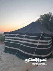  2 خيمه سعوديه شعر اسود وليس كتان