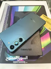  5 Samsung S22 5G وارد الوكيل الرسمي BMS 256 GB  عربي اصلي كاامل