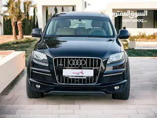  2 AED 1,940 PM  AUDI Q7 3.0 S-LINE  SUPERCHARGED  FULL OPTION  0% DOWNPAYMENT  GCC