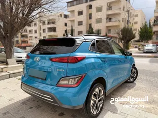  7 ‎هيونداي كونا كهرباء موديل 2022 كلين تايتل خالي من الحوادث جمرك اليوم ترخيص وتأمين سنه كامله