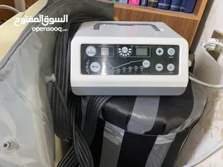  2 جهاز الاكسجين وجهاز مدلك مساج للقدمين للبيع