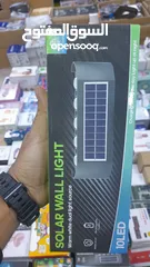  6 مصباح حائط  10 LED يعمل بالطاقة الشمسية اصفر وابيض
