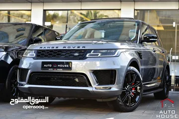  1 رنج روفر سبورت P400e HSE بلج ان هايبرد بلاك اديشن2021 Range Rover Sport P400e HSE PHEV Black Edition