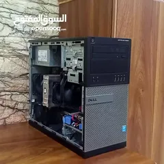  17 للبيع كمبيوتر كامل DEL ديل  (4790 Intel Core i7) مع شاشة منحنية سامسونج 27 انش بحالة ممتازة