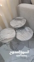  1 طاولات سيرفس لون سكني عدد 3