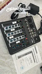  1 Professional audio 4 channels mixer