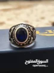  1 خاتم فضه ياقوت