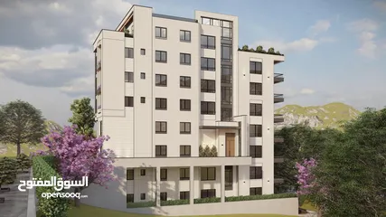  4 شقة سكنية مشطبة في مشروع قيد الانشاء بالقرب من برج فلسطين