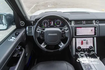  22 2019 Range Rover vogueرينج روفر فوج 2019 شاشات خلفيه اعلى صنف و مرشات كهرباء و 5 كاميرات عداد قليل